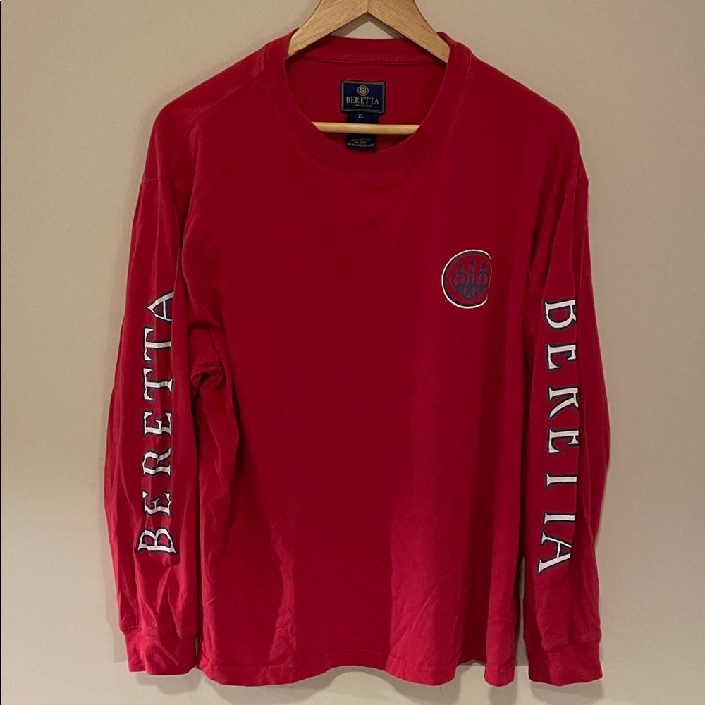 Beretta Men's Short Sleeve Crewneck Tee - Red